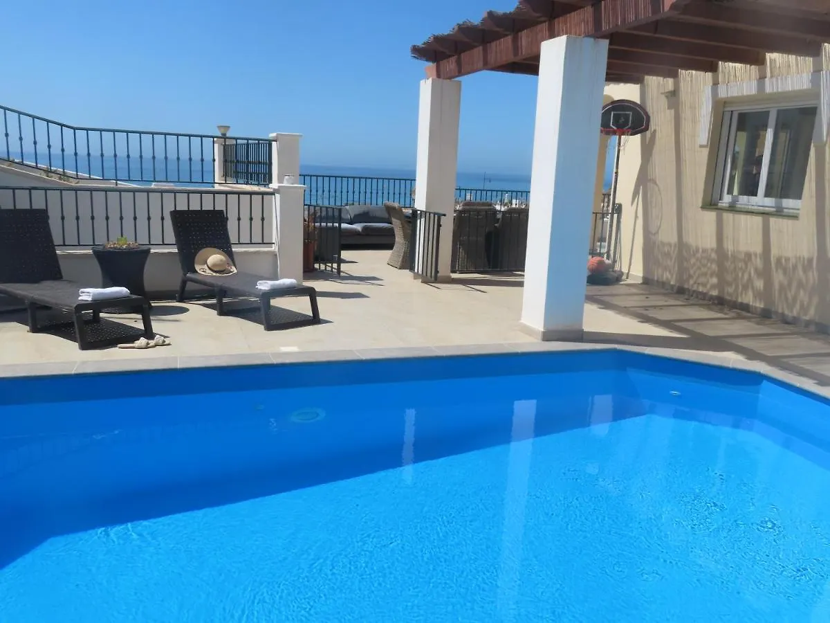 Villa Frente Al Mar Nerja 5Min Malaga Spain